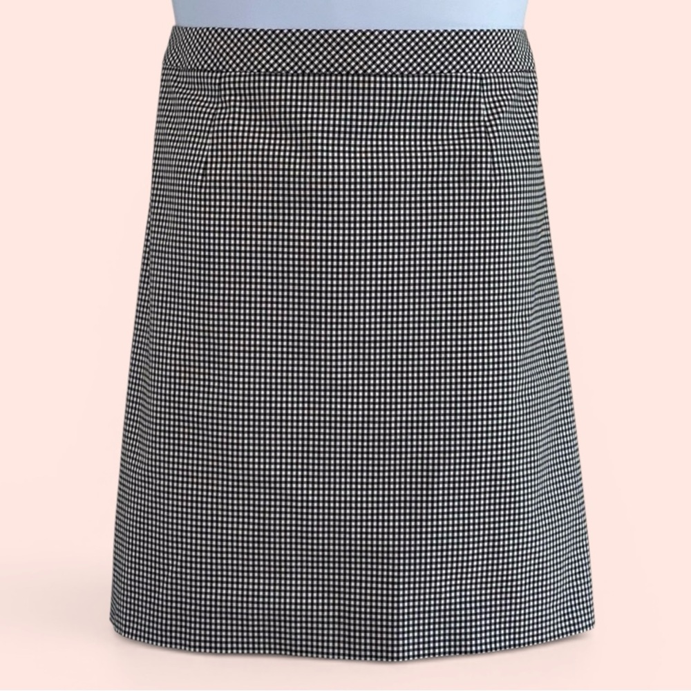 Talbots Women’s 16WP Black/White Tailored Gingham Pencil Skirt
